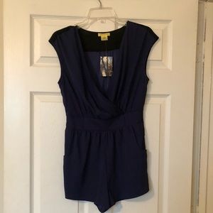 Hawks navy & black romper
